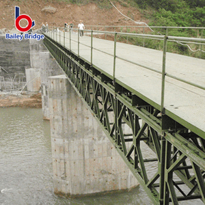 Ponte de vala portátil de fábrica por atacado ponte de treliça de aço temporária