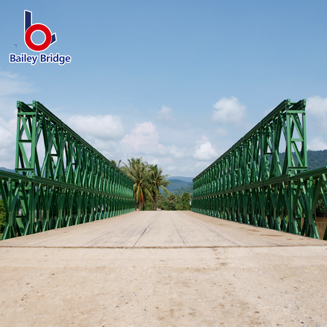 estruturas de ponte de aço de ponte temporária militar