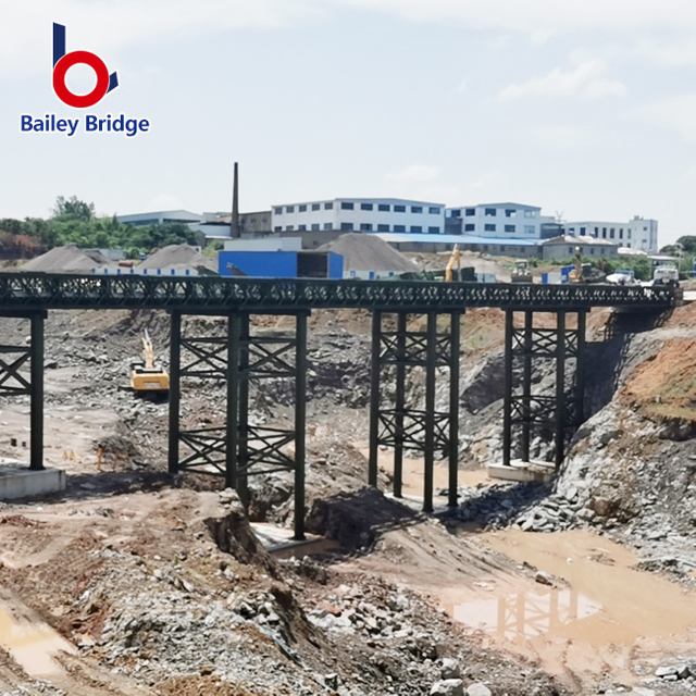 Ponte temporária para uso de emergência Bailey Portable Steel PREFABRICED COMPACT