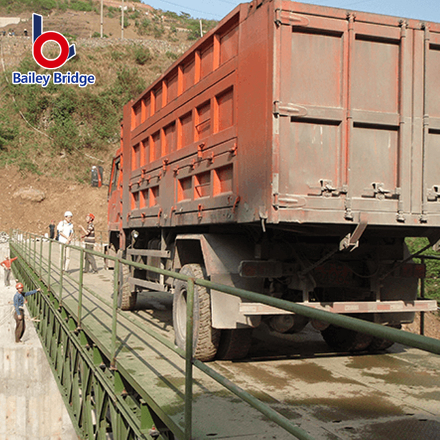 Ponte de vala portátil de fábrica por atacado ponte de treliça de aço temporária