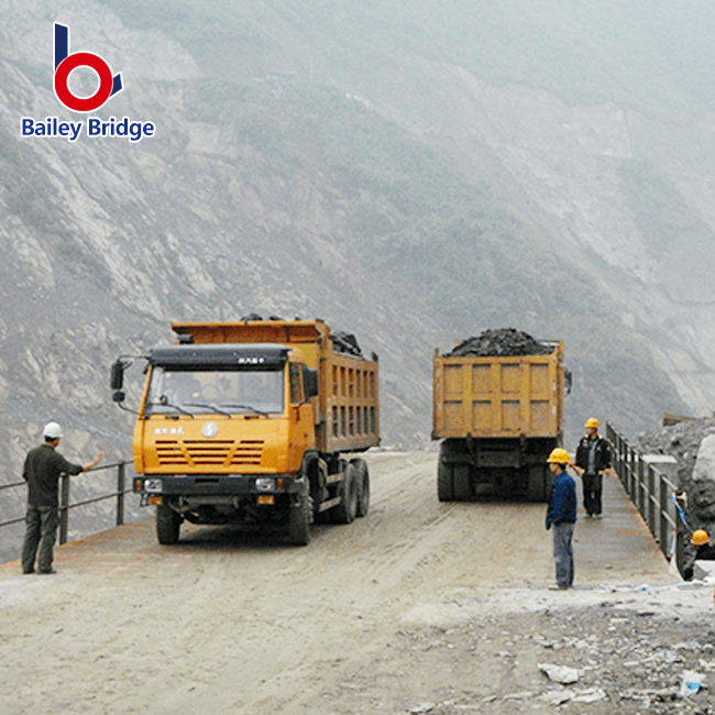 Bailey Bridge Estrutura pré-fabricada Ponte de fardo de fornecimento de fábrica de baixo custo