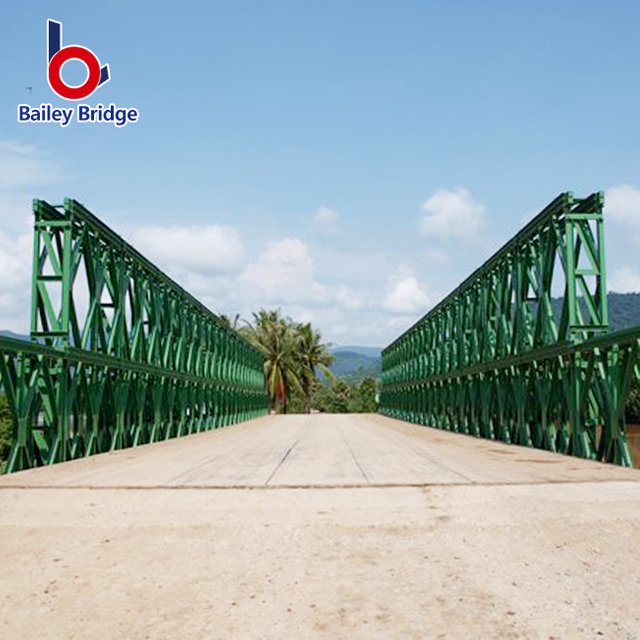 Ponte de aço provisória de alta segurança com capacidade de carga por atacado da ponte Bailey