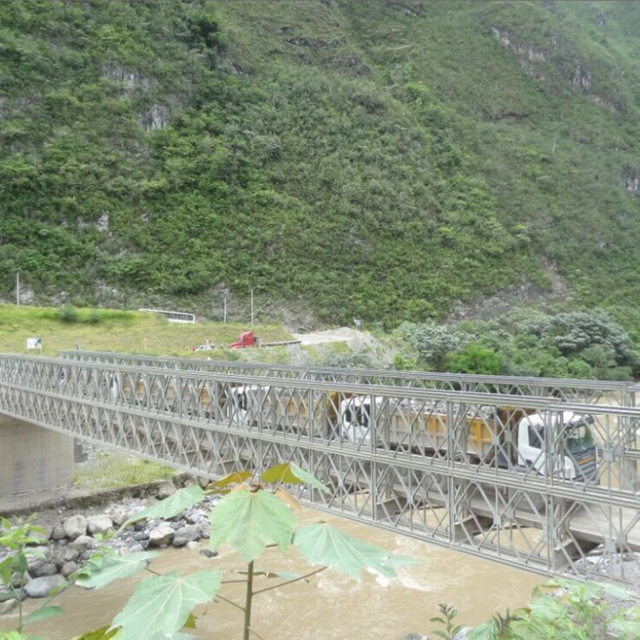Estrutura de aço personalizada Bailey Bridge Ponte pré -fabricada Pedestria Ponte Trelia de Aço Ponte Bridge Bridge