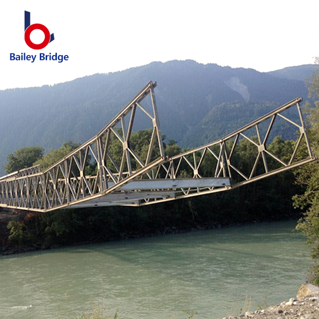 Ponte pedonal de alta segurança com capacidade de carga por atacado da ponte de fardo Bailey