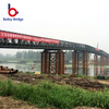 Ponte pedonal temporária por atacado de alta segurança e alta carga de aço Bailley Truss Bridge