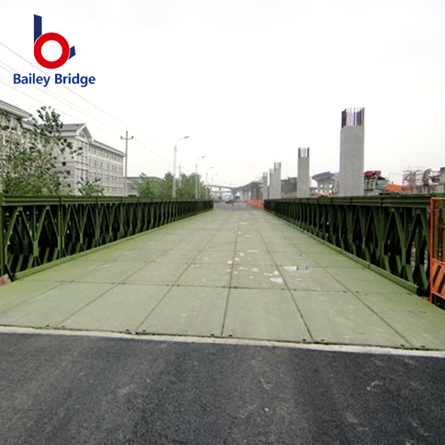 Bailey Bridge Estrutura pré-fabricada Ponte de fardo de fornecimento de fábrica de baixo custo