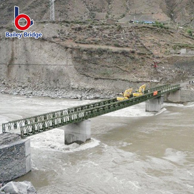 Ponte de vala portátil de fábrica por atacado ponte de treliça de aço temporária