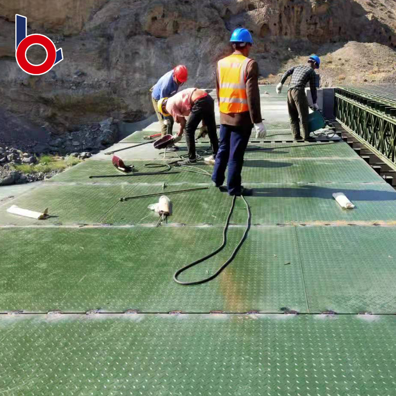 Preço de venda de fábrica do Bailey Bridge Steel Emergency Bridge China Fabricante Bridge Pedestrian