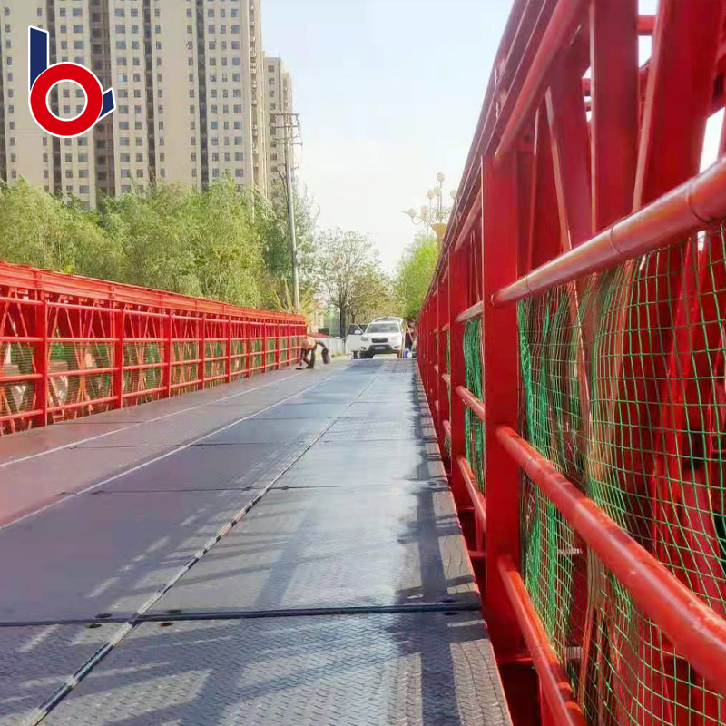 Bailey Bridge (HD-321, TSR) a uma ponte de pedestres pré-fabricada em 42m em Liaocheng, cidade, província da cidade de Shandong