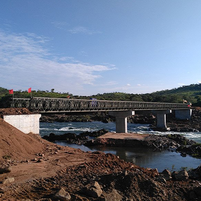 Ponte Bailey (CB-200, pistas duplas) para o Departamento de Construção, Condado de Guan, cidade de Liaocheng, província de Shandong