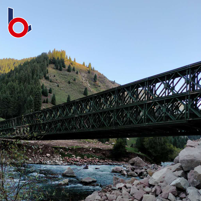 Travessia semipermanente da rodovia Bailey Bridge 48m 321
