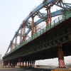 Ponte pedestre de Bailey na cidade de Nanchang, província de Jiangxi