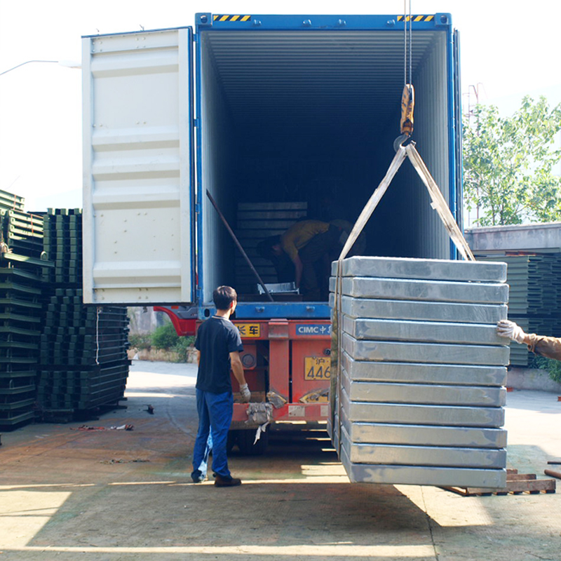 Uma ponte de aço de Bailey aço pré-fabricada de 48m em Xinjiang China