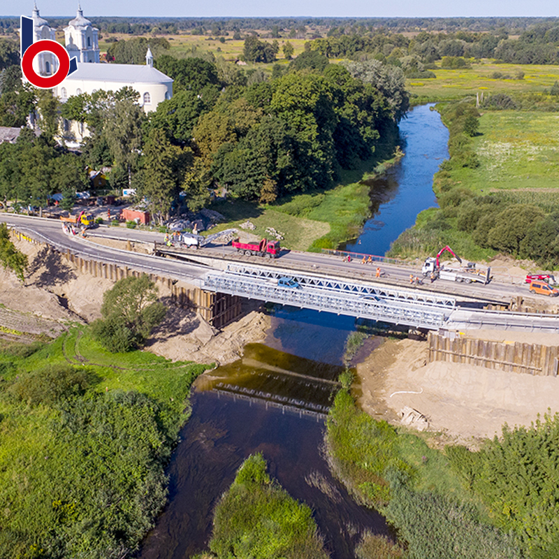 Estrutura de aço personalizada Bailey Bridge Ponte pré -fabricada Pedestria Ponte Trelia de Aço Ponte Bridge Bridge
