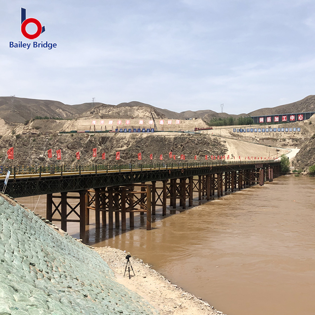 Ponte de aço temporária Ponte de pedestres com baixo preço Q235