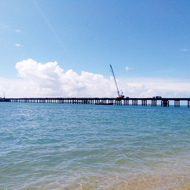 Bailey Bridge com a maior extensão da China (CB-200, 67.056m, Single Span, DSR) no Condado de Feng Xiang, província de Shaanxi
