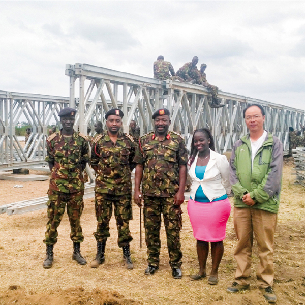 Bailey Steel Bridge, por atacado, ponte de treliça mais popular