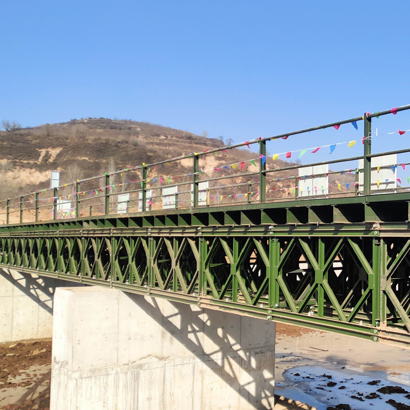 Ponte de treliça de aço temporária de fábrica portátil da Bridge Factory Bridge