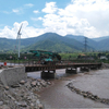 Ponte Bailey na cidade de Nyingchi, Tibete